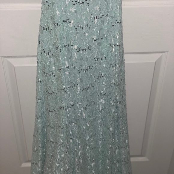 Beautiful Mint Prom Dress - Picture 5 of 6